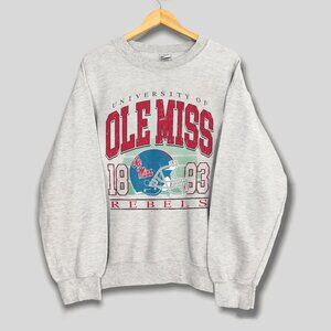 Vintage Ole Miss Rebels Football Sweatshirt, Retro Ole Miss Rebels NFL Shirt Tee
